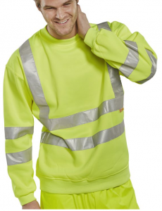 High Visibility Yellow Sweatshirt